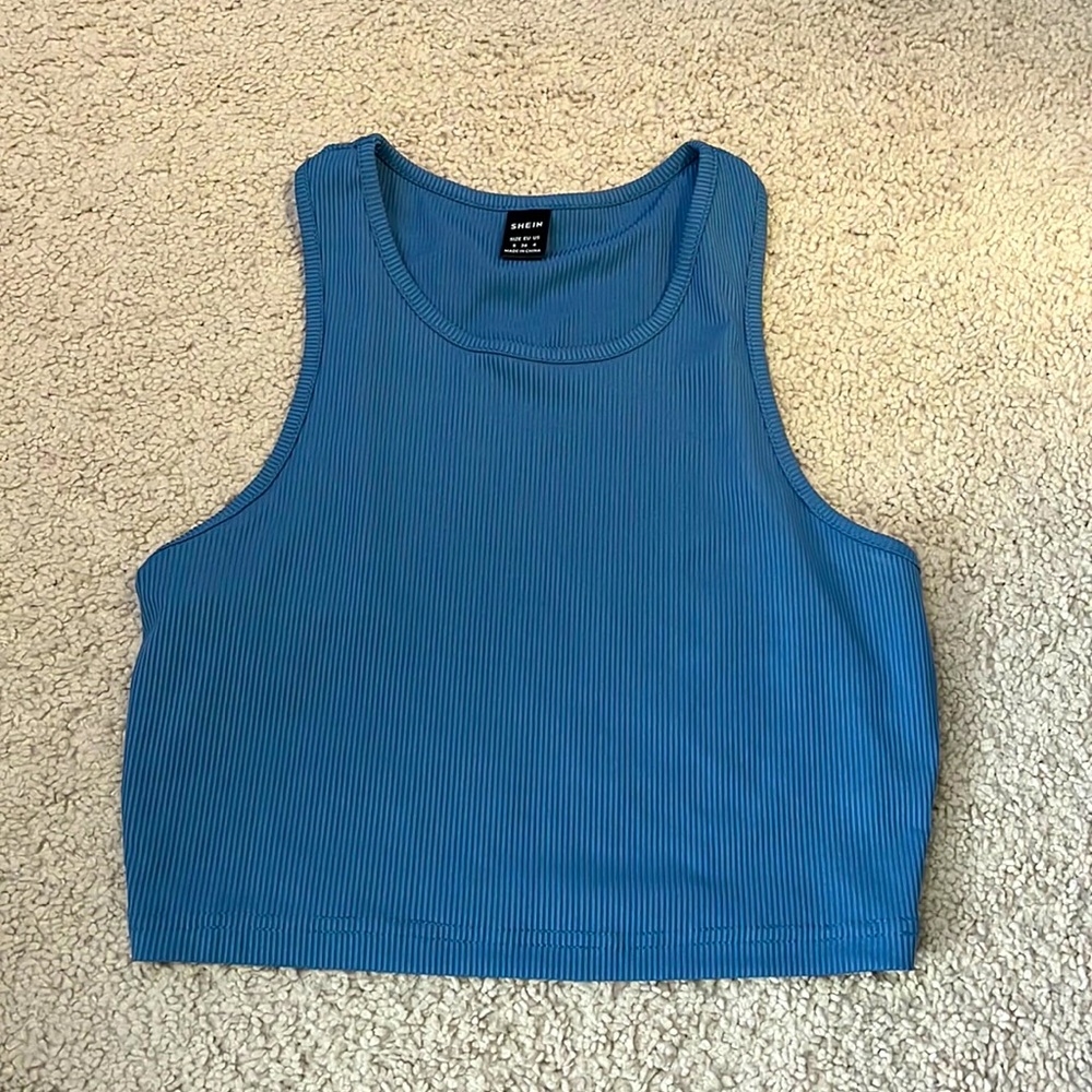 Blue tank top